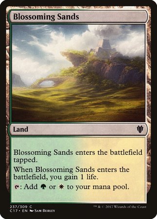 Blossoming Sands [Commander 2017] | Exor Games Summserside