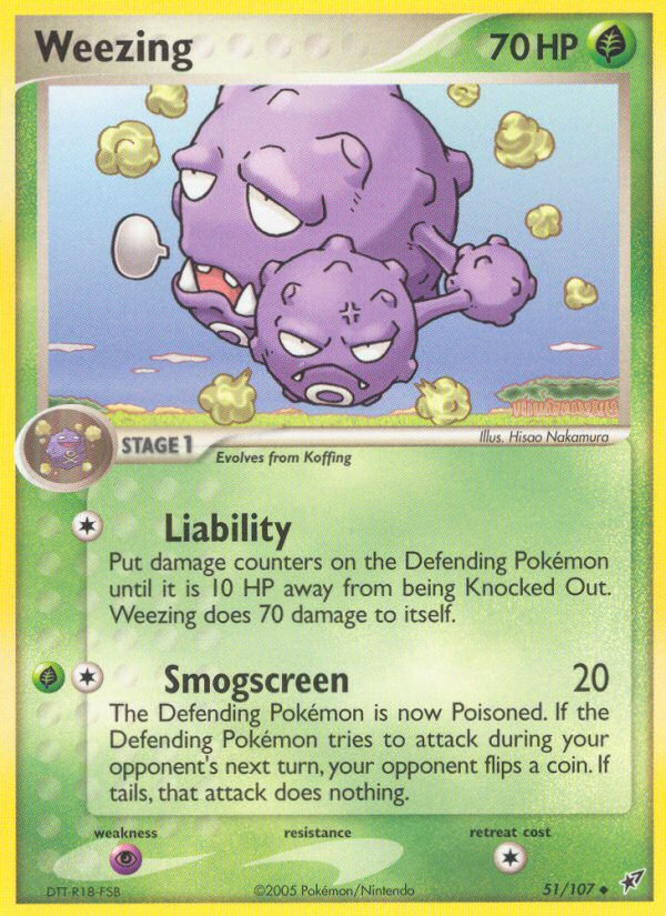 Weezing (51/107) [EX: Deoxys] | Exor Games Summserside