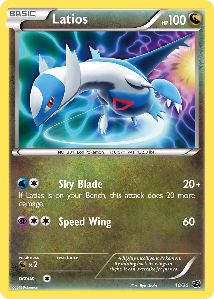 Latios (10/20) [Black & White: Dragon Vault] | Exor Games Summserside