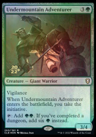 Undermountain Adventurer [Commander Legends: Battle for Baldur's Gate Prerelease Promos] | Exor Games Summserside