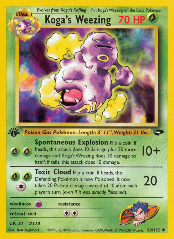 Koga's Weezing (50/132) [Gym Challenge 1st Edition] | Exor Games Summserside