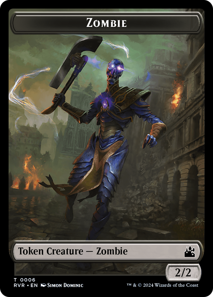 Bird // Zombie Double-Sided Token [Ravnica Remastered Tokens] | Exor Games Summserside