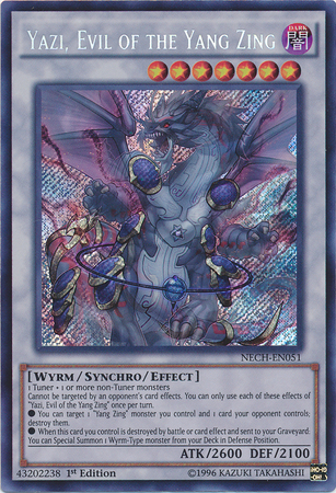 Yazi, Evil of the Yang Zing [NECH-EN051] Secret Rare | Exor Games Summserside