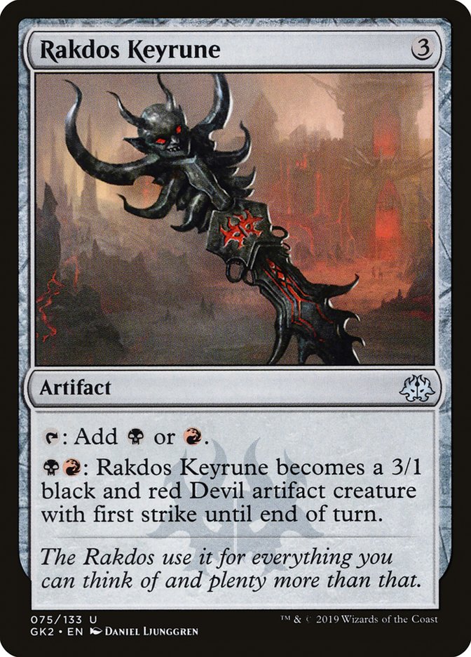 Rakdos Keyrune [Ravnica Allegiance Guild Kit] | Exor Games Summserside