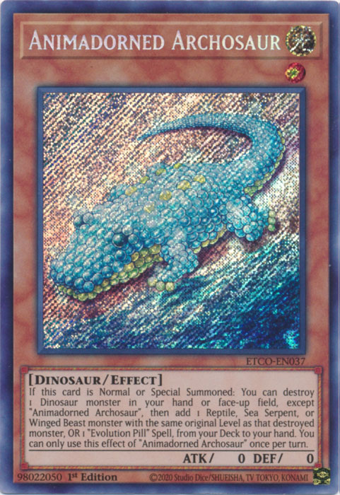 Animadorned Archosaur [ETCO-EN037] Secret Rare | Exor Games Summserside