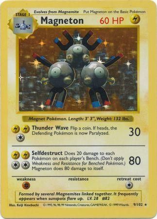 Magneton (9/102) [Base Set Shadowless Unlimited] | Exor Games Summserside