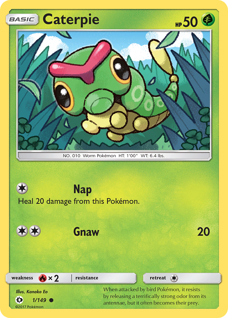 Caterpie (1/149) [Sun & Moon: Base Set] | Exor Games Summserside