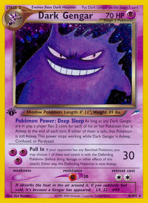 Dark Gengar (6/105) [Neo Destiny 1st Edition] | Exor Games Summserside