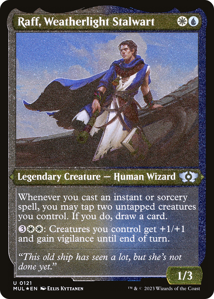 Raff, Weatherlight Stalwart (Foil Etched) [Multiverse Legends] | Exor Games Summserside