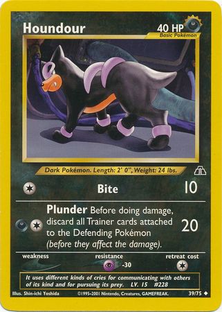 Houndour (39/75) [Neo Discovery Unlimited] | Exor Games Summserside