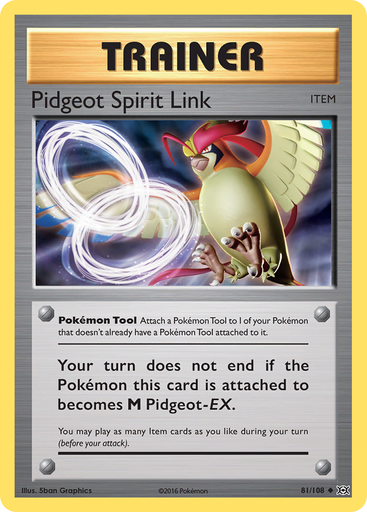 Pidgeot Spirit Link (81/108) [XY: Evolutions] | Exor Games Summserside