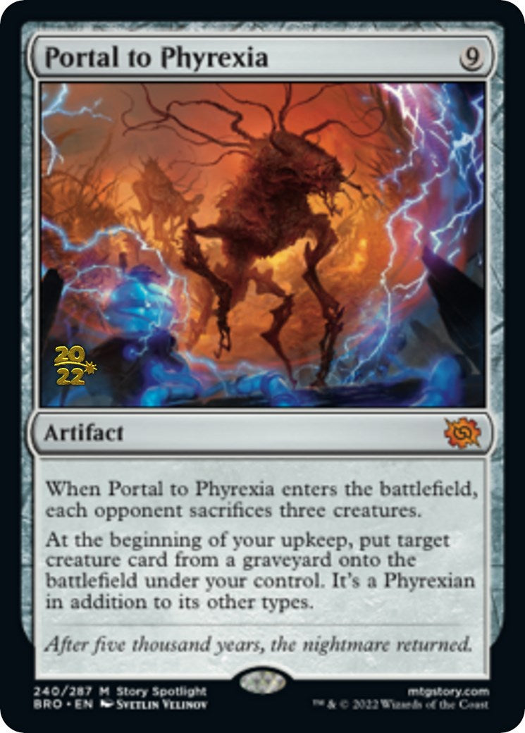 Portal to Phyrexia [The Brothers' War: Prerelease Promos] | Exor Games Summserside