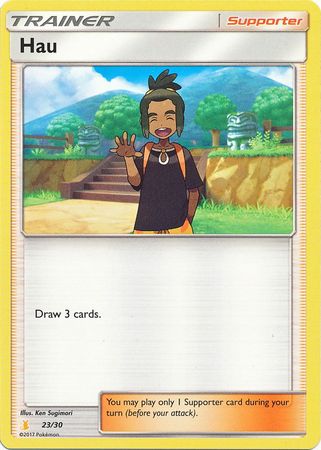 Hau (23/30) [Sun & Moon: Trainer Kit - Alolan Raichu] | Exor Games Summserside