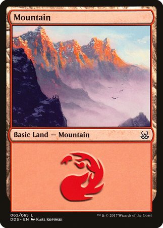 Mountain (62) [Duel Decks: Mind vs. Might] | Exor Games Summserside