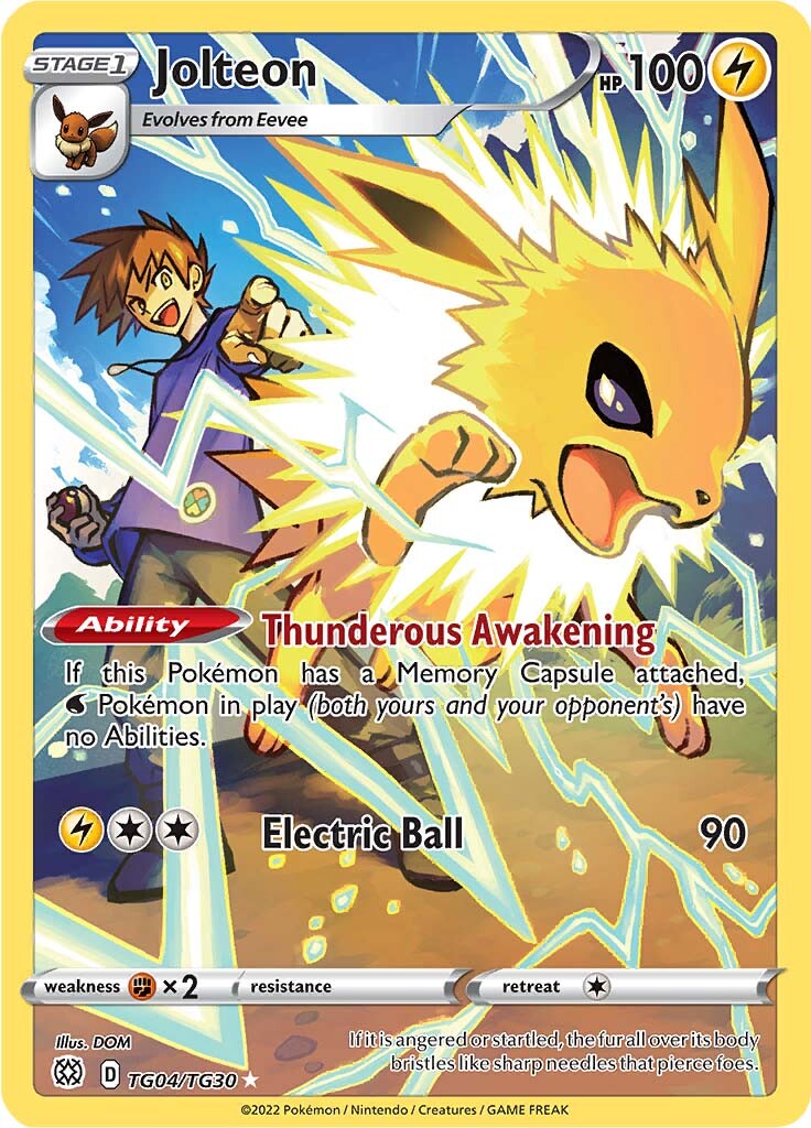 Jolteon (TG04/TG30) [Sword & Shield: Brilliant Stars] | Exor Games Summserside