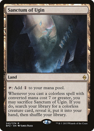 Sanctum of Ugin [Battle for Zendikar] | Exor Games Summserside