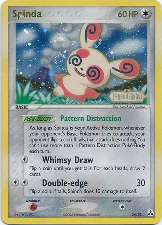 Spinda (26/92) (Stamped) [EX: Legend Maker] | Exor Games Summserside