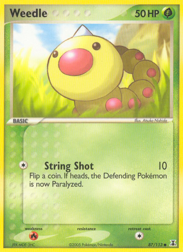 Weedle (87/113) [EX: Delta Species] | Exor Games Summserside