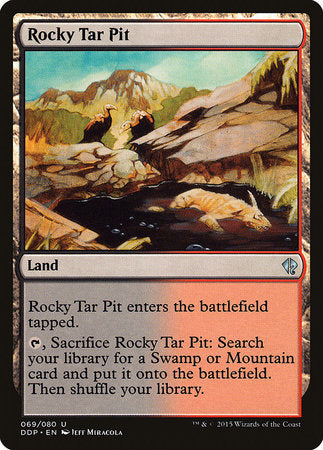 Rocky Tar Pit [Duel Decks: Zendikar vs. Eldrazi] | Exor Games Summserside