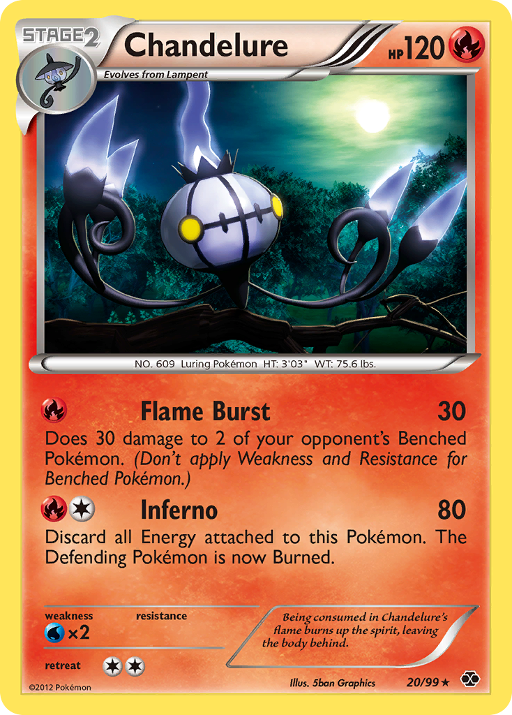 Chandelure (20/99) [Black & White: Next Destinies] | Exor Games Summserside