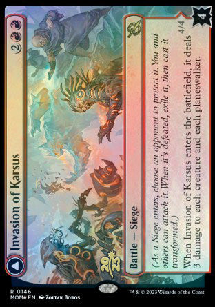 Invasion of Karsus // Refraction Elemental [March of the Machine Prerelease Promos] | Exor Games Summserside