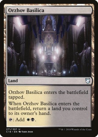 Orzhov Basilica [Commander 2018] | Exor Games Summserside