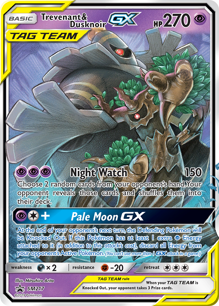 Trevenant & Dusknoir GX (SM217) [Sun & Moon: Black Star Promos] | Exor Games Summserside