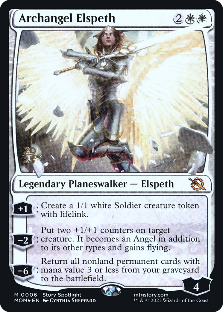 Archangel Elspeth [March of the Machine Prerelease Promos] | Exor Games Summserside