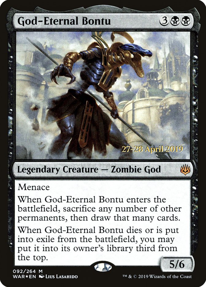 God-Eternal Bontu  [War of the Spark Prerelease Promos] | Exor Games Summserside