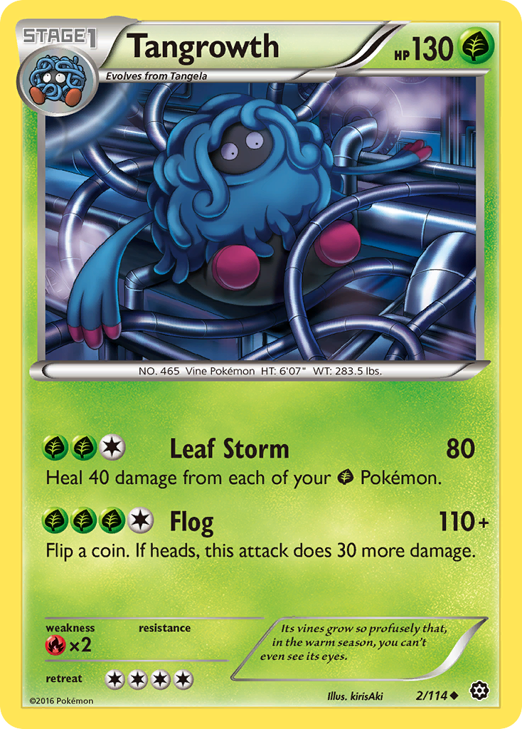 Tangrowth (2/114) [XY: Steam Siege] | Exor Games Summserside