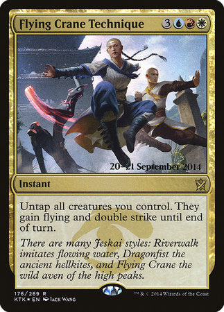 Flying Crane Technique [Khans of Tarkir Promos] | Exor Games Summserside