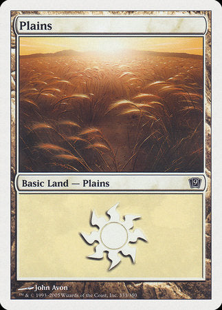 Plains (333) [Ninth Edition] | Exor Games Summserside