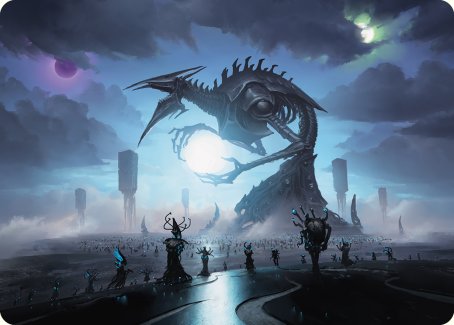 Blue Sun's Zenith Art Card [Phyrexia: All Will Be One Art Series] | Exor Games Summserside