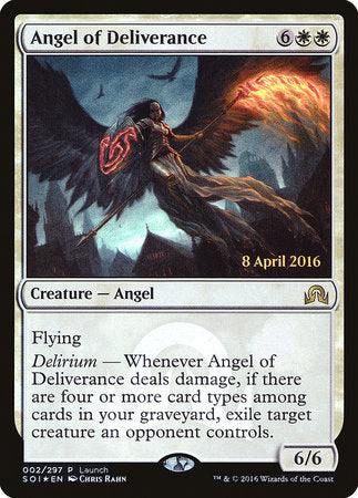 Angel of Deliverance [Shadows over Innistrad Promos] | Exor Games Summserside