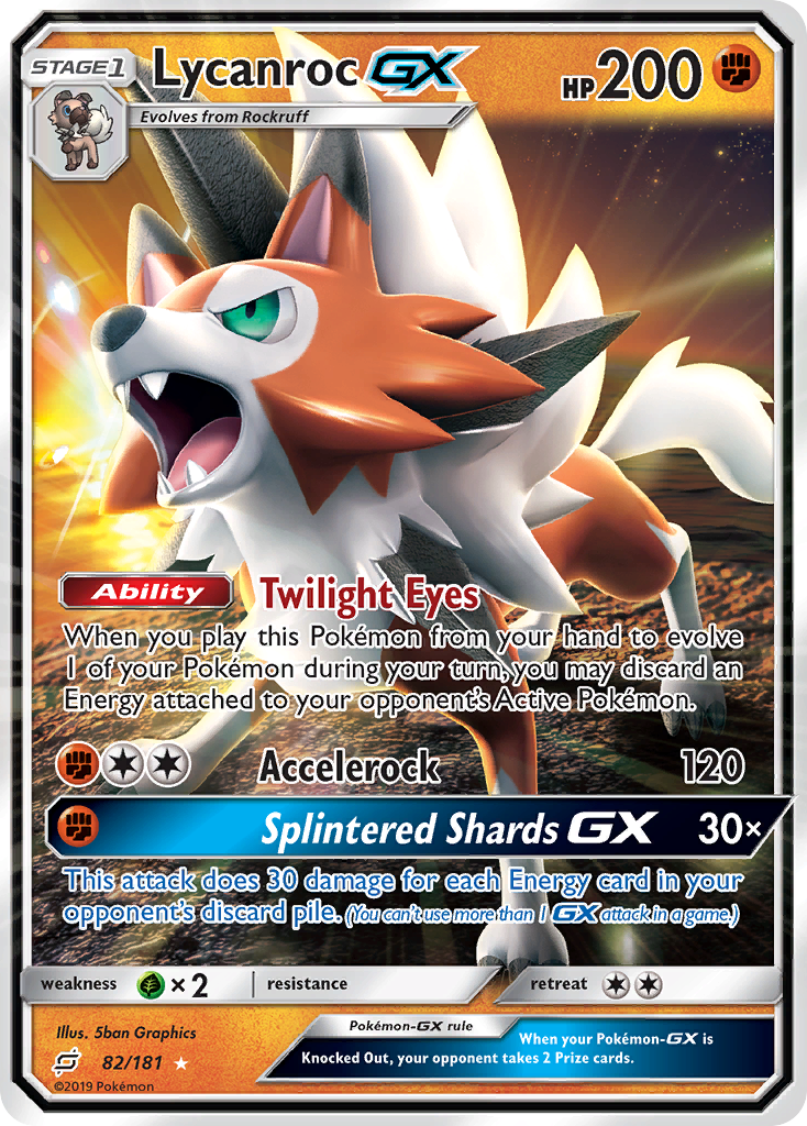 Lycanroc GX (82/181) [Sun & Moon: Team Up] | Exor Games Summserside