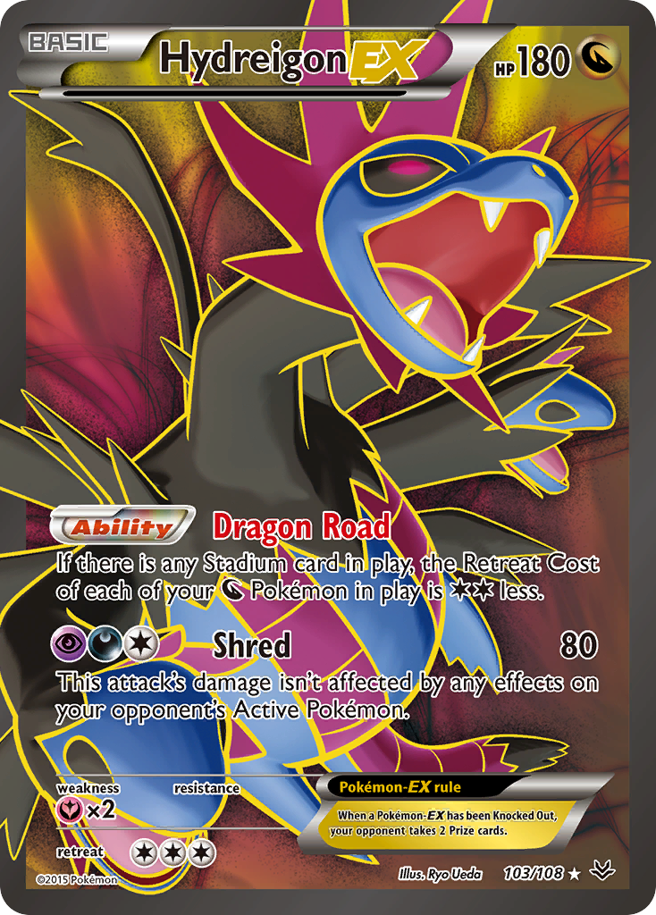 Hydreigon EX (103/108) [XY: Roaring Skies] | Exor Games Summserside