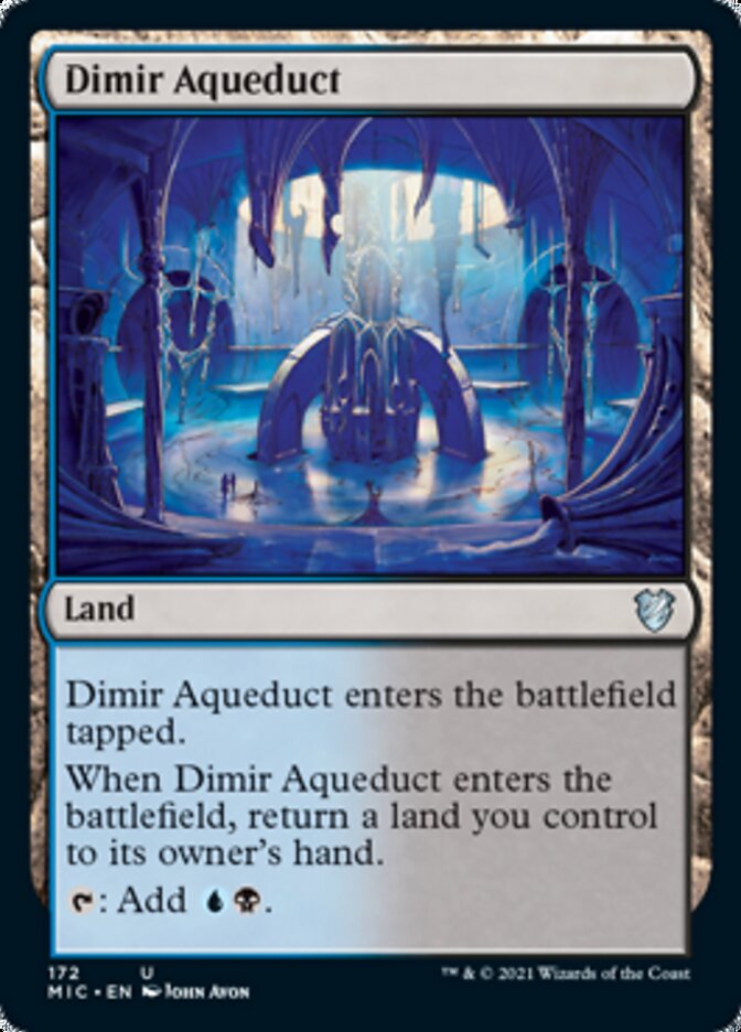 Dimir Aqueduct [Innistrad: Midnight Hunt Commander] | Exor Games Summserside