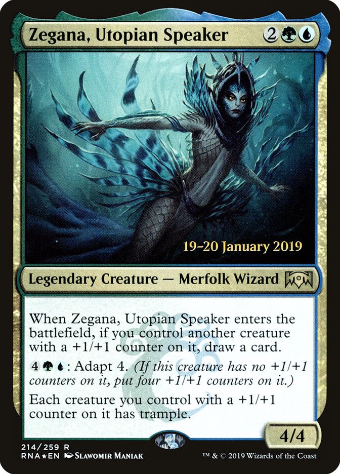 Zegana, Utopian Speaker [Ravnica Allegiance Prerelease Promos] | Exor Games Summserside