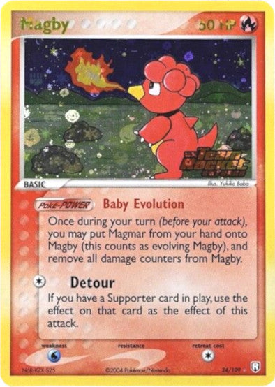 Magby (24/109) (Stamped) [EX: Team Rocket Returns] | Exor Games Summserside