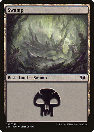 Swamp (332) [Commander 2015] | Exor Games Summserside