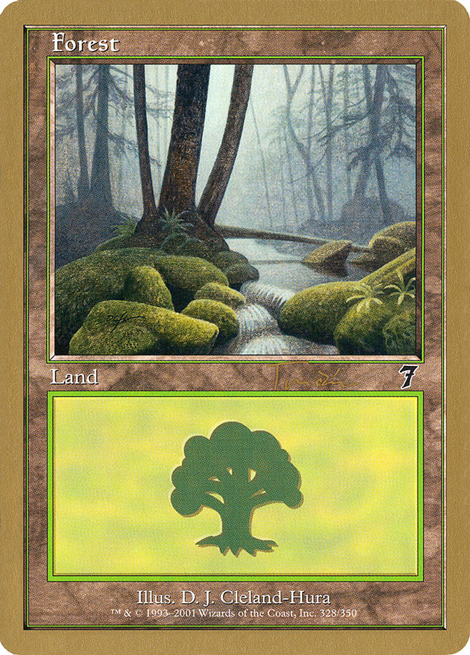 Forest (jt328) (Jan Tomcani) [World Championship Decks 2001] | Exor Games Summserside