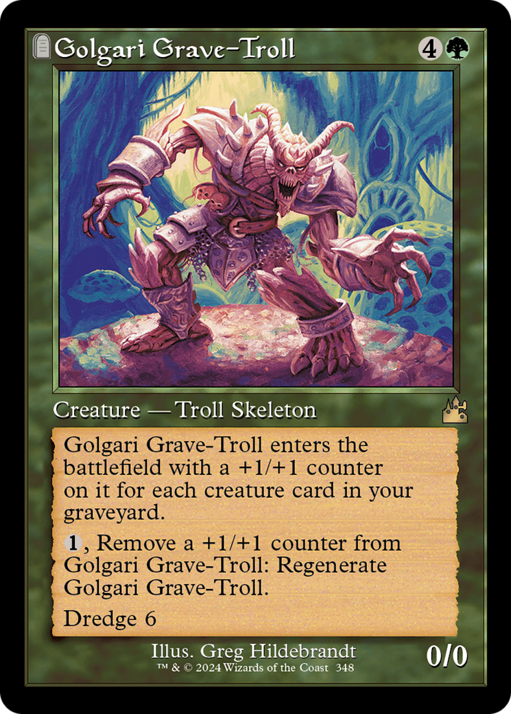 Golgari Grave-Troll (Retro Frame) [Ravnica Remastered] | Exor Games Summserside