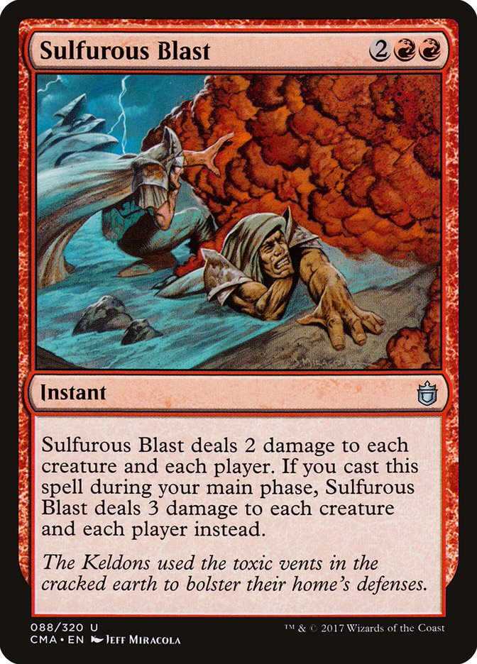 Sulfurous Blast [Commander Anthology] | Exor Games Summserside