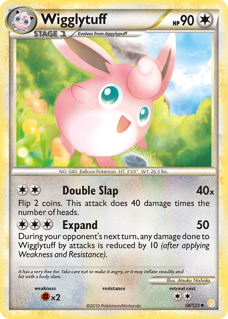 Wigglytuff (56/123) [HeartGold & SoulSilver: Base Set] | Exor Games Summserside