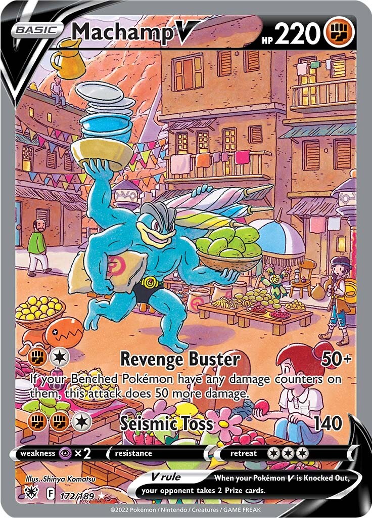 Machamp V (172/189) [Sword & Shield: Astral Radiance] | Exor Games Summserside