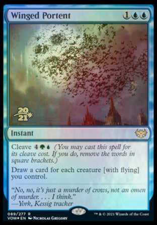 Winged Portent [Innistrad: Crimson Vow Prerelease Promos] | Exor Games Summserside