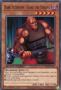 Dark Scorpion - Gorg the Strong [SBCB-EN155] Common | Exor Games Summserside