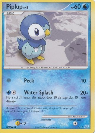 Piplup (5/12) [Diamond & Pearl: Trainer Kit - Manaphy] | Exor Games Summserside