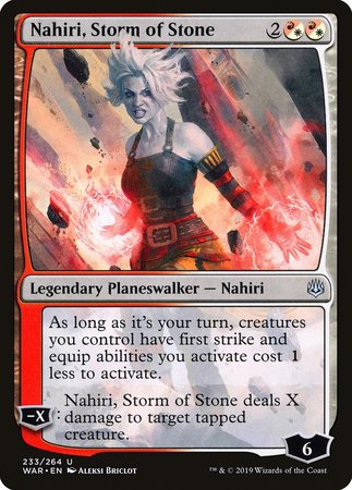 Nahiri, Storm of Stone [War of the Spark] | Exor Games Summserside