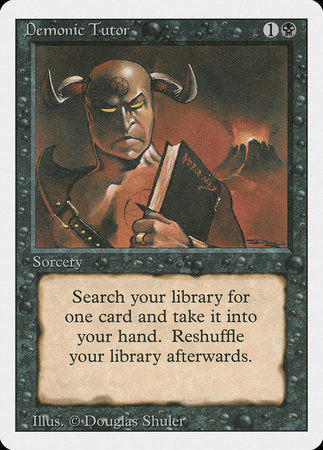Demonic Tutor [Revised Edition] | Exor Games Summserside
